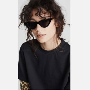 Cat Eye Sunglasses Black